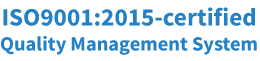 ISO9001 2015_certified blue